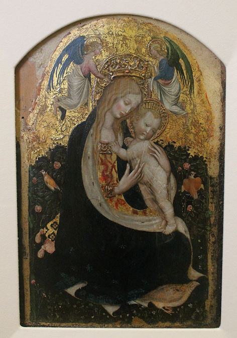 Madonna della Quaglia by Pisanello