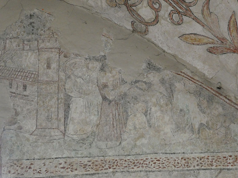 Ancienne église Saint-Laurent, fresco