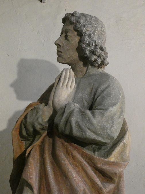 Église Saints-Pierre-et-Paul, statue of Saint John