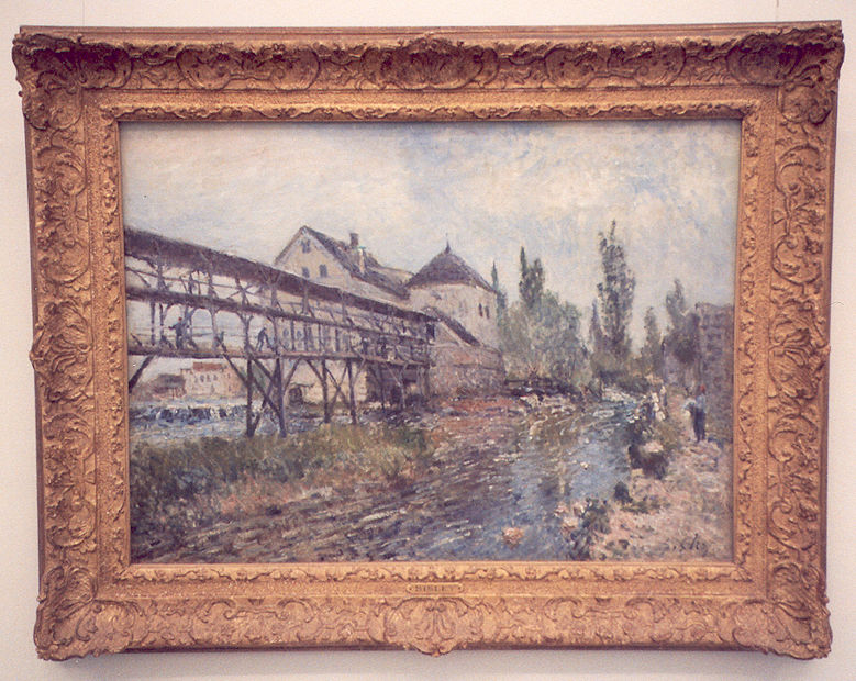 Alfred Sisley painting