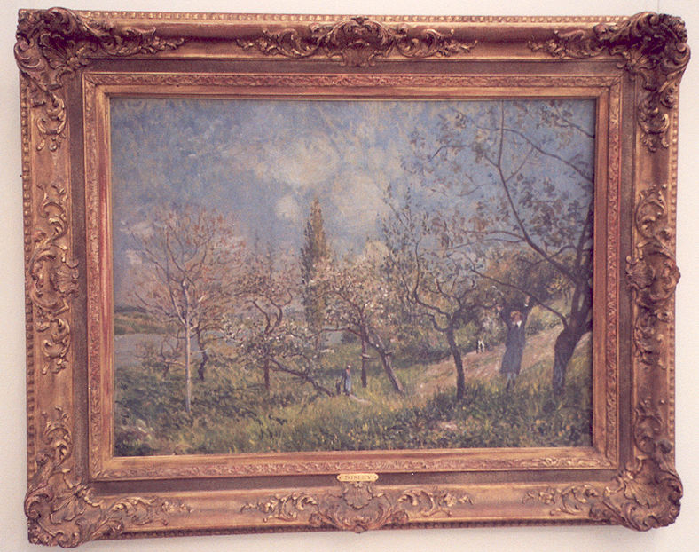 Alfred Sisley painting