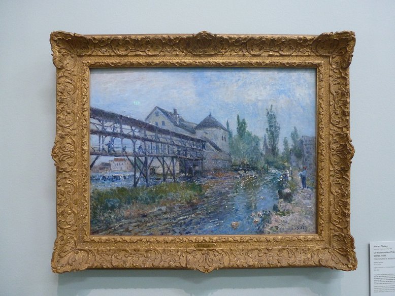 Alfred Sisley painting