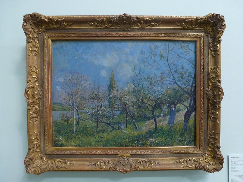 Alfred Sisley painting