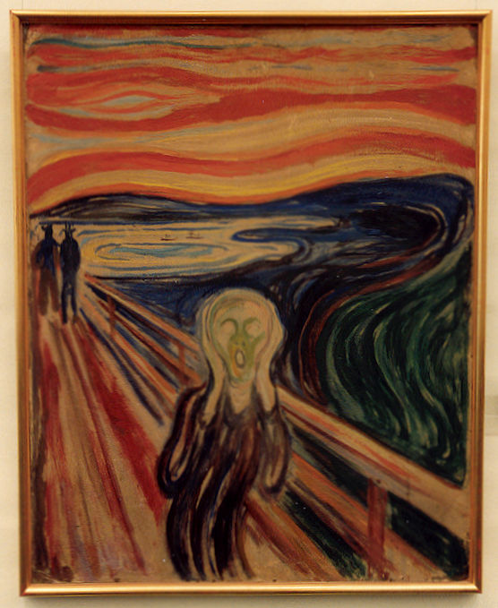 Edvard Munch Skrik painting