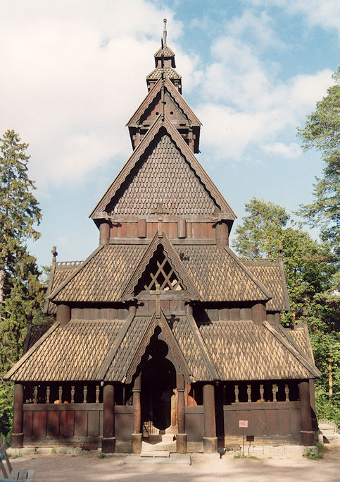 Stavkirke in Norsk Folkemuseum
