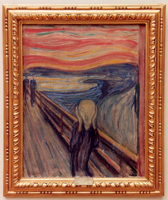 Edvard Munch Skrik painting