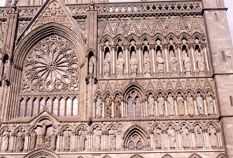 Nidarosdomen's façade