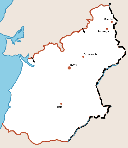 Alentejo Map