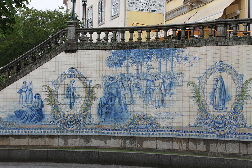 Praça da República azulejos