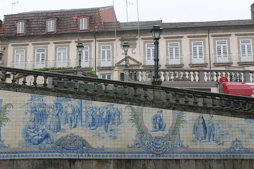 Praça da República azulejos