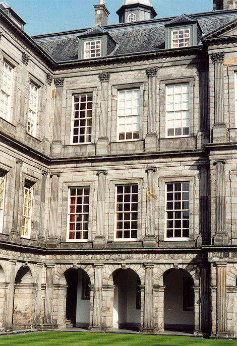 Holyrood Palace court