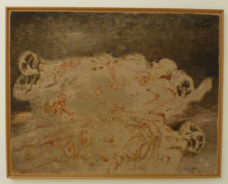 Zoran Mušič painting