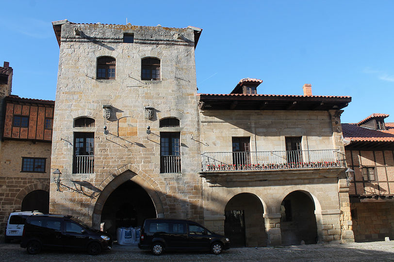 Plaza Mayor with Torre de Don Borja