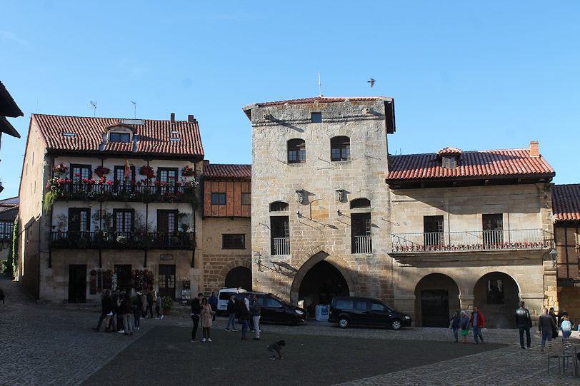Plaza Mayor with Torre de Don Borja