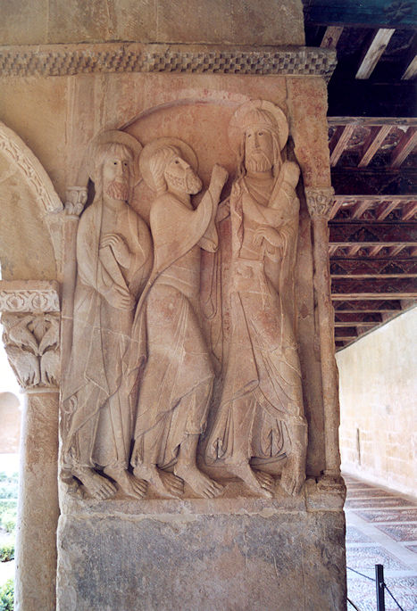 In Monastery cloister
