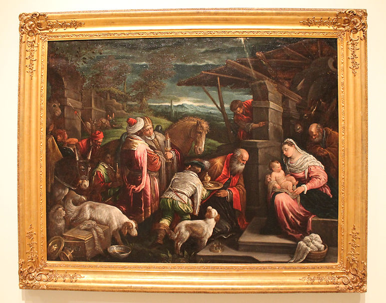 Jacopo Bassano Adoración de los Magos