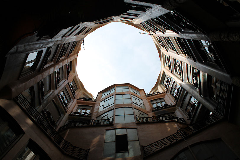 Casa Milà (La Pedrera) patio