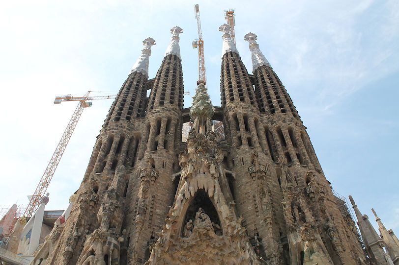La Sagrada Família Nativity façade
