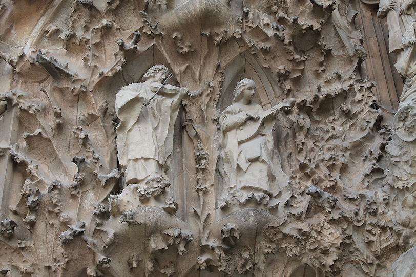 La Sagrada Família Nativity façade