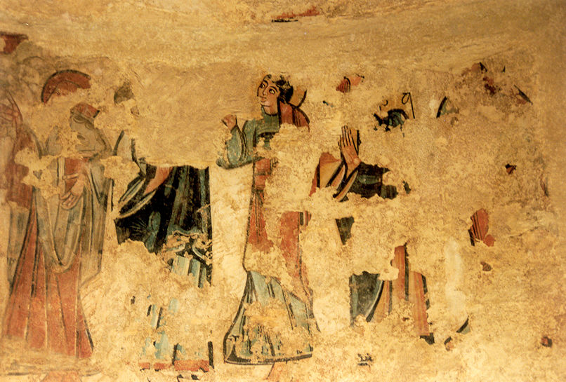 Romanesque fresco