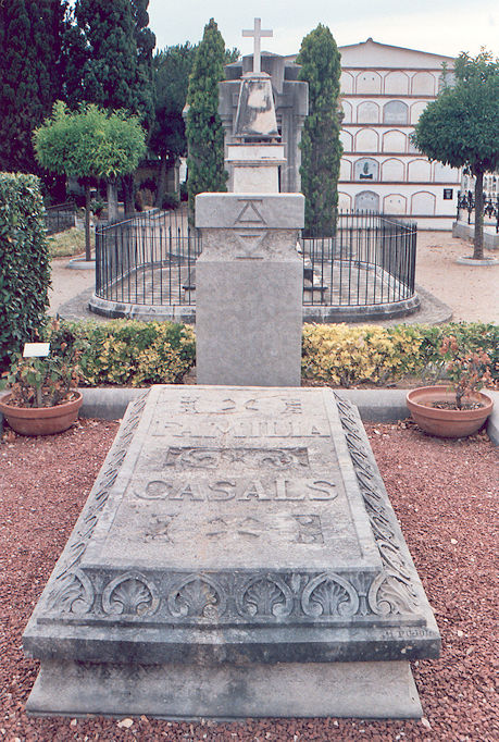 Pau Casals's grave
