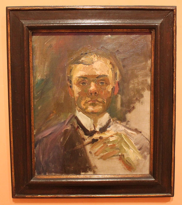 Max Beckmann self-portrait