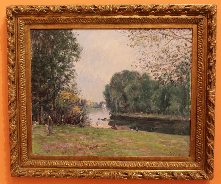 Alfred Sisley painting
