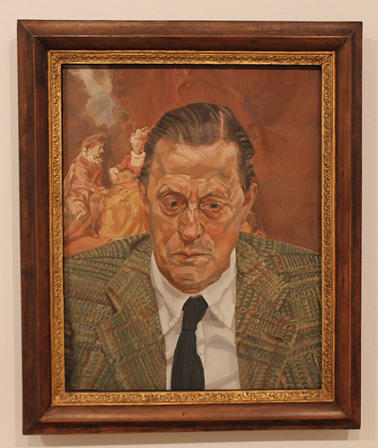 Lucian Freud painting