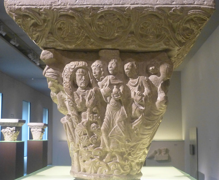 Romanesque capital from the old Cathedral