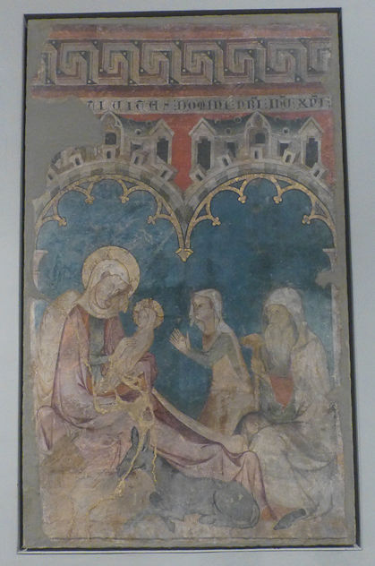 Gothic fresco from Olite Church