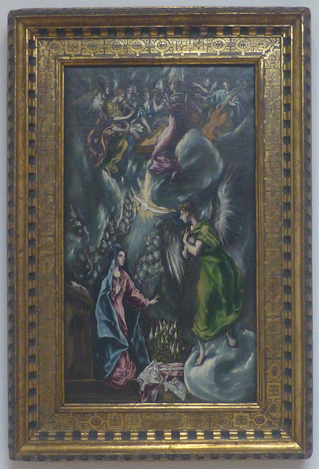 El Greco painting Annunciation