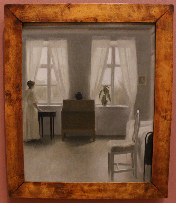 Vilhelm Hammershøi painting