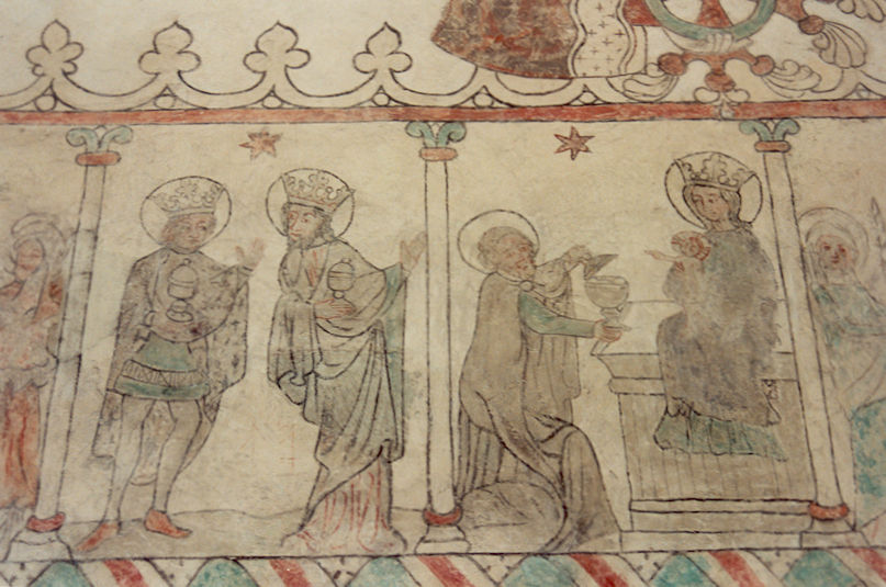 Öja Church painting