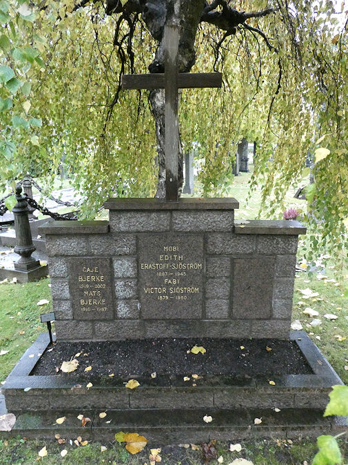 Victor Sjöström's grave in Norra begravningsplatsen