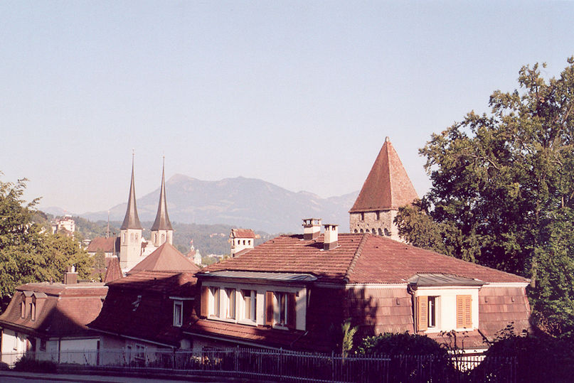 View from Museggmauer