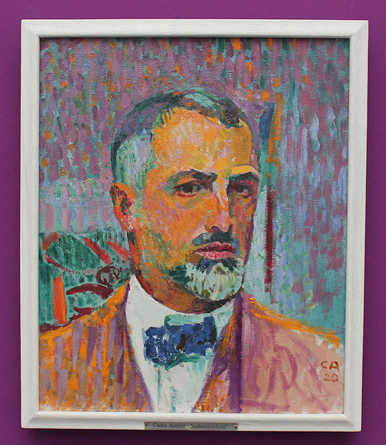Cuno Amiet self-portrait