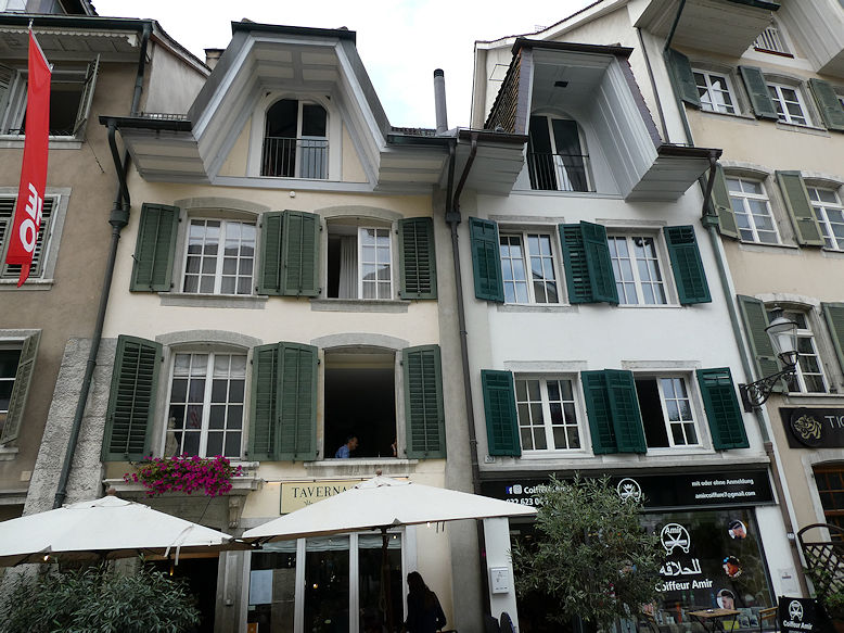 Typical historical houses on Stalden