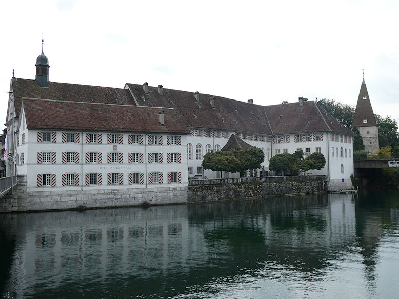Altes Spital with Spitalkirche & Krummturm along the Aare