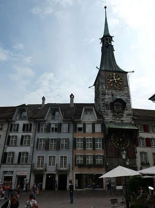 Hauptgasse with Zeitglockenturm viewed from Marktplatz