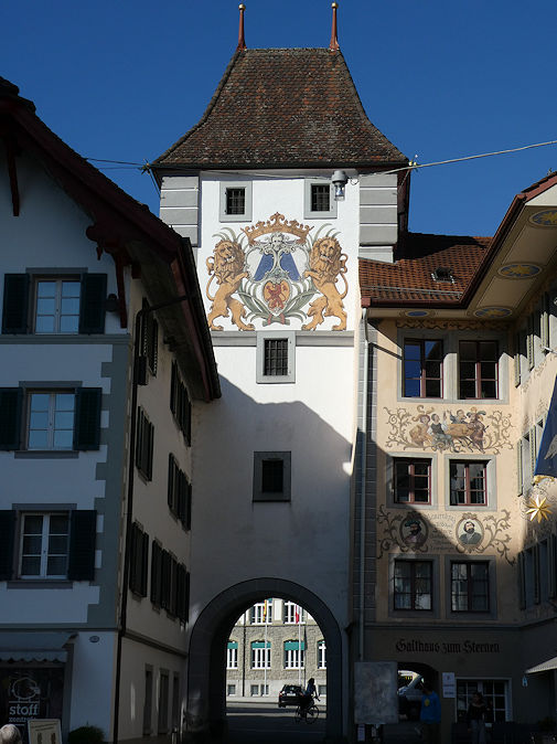 Obertor at the end of Hauptgasse