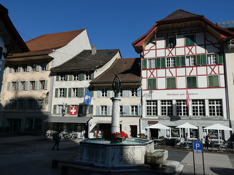 Hauptgasse with Oberer Stadtbrunnen