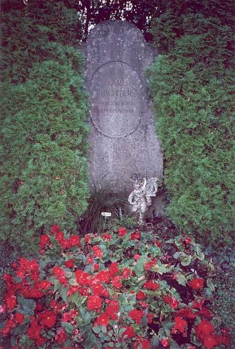 Karl Richter's grave