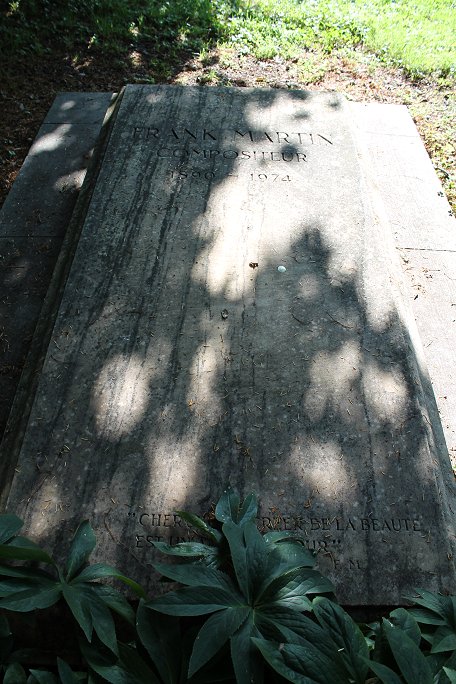 Frank Martin's grave