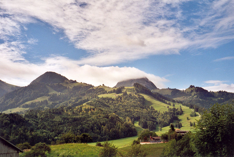 View from the village
