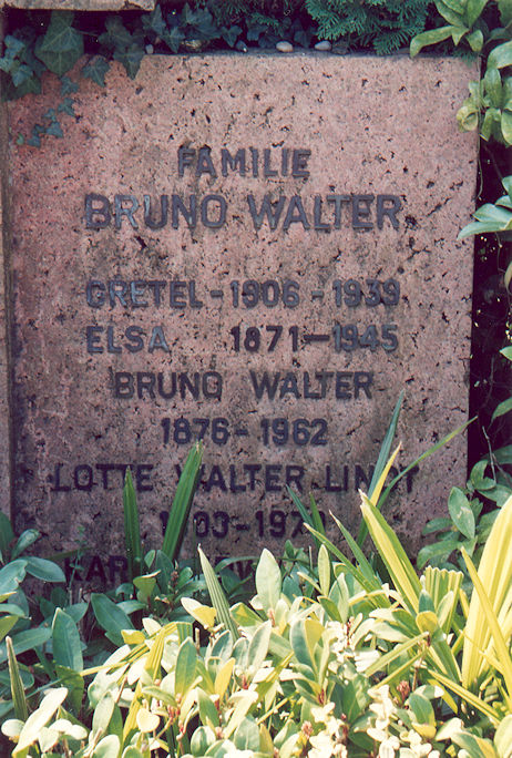 Bruno Walter's grave
