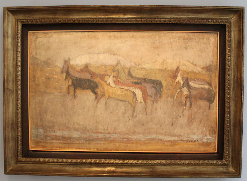 Zoran Mušič painting