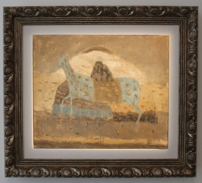 Zoran Mušič painting