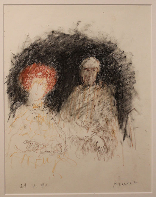 Zoran Mušič painting