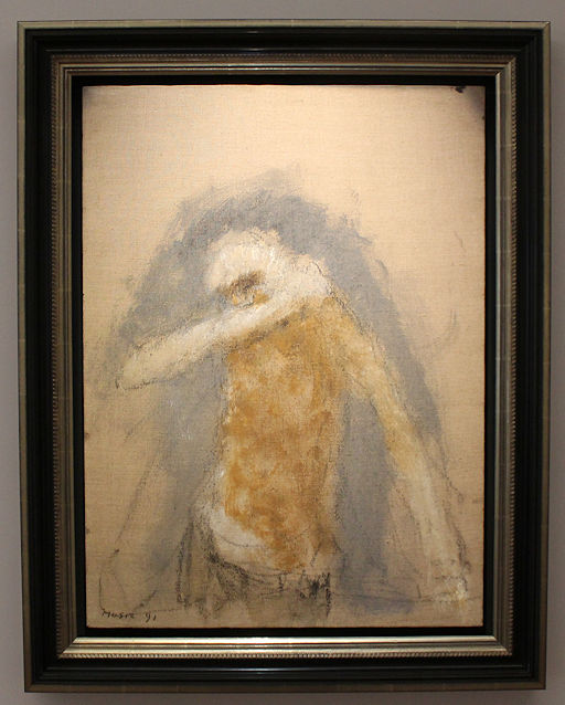Zoran Mušič painting