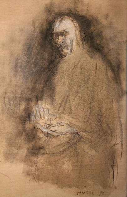 Zoran Mušič painting